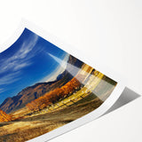 Extra large wall art featuring line art flowers in muted earth tones on a rolled canvas, ideal for large living room decor.