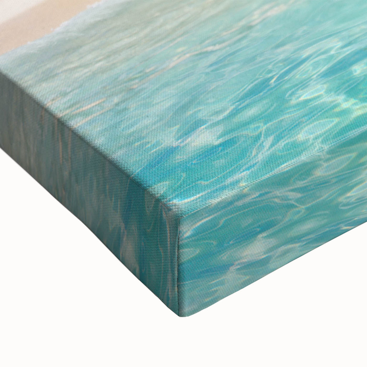 Large art featuring a black and white landscape painting on stretched canvas, ideal for bedroom wall decor.