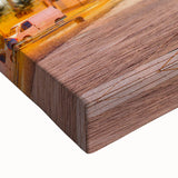 Large art of an Argentinian landscape in black and white on stretched canvas, suitable for bedroom wall decor.