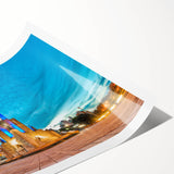 Extra large wall art featuring line art flowers in soft pastel shades on a rolled print, ideal for large living room decor.