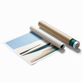 Extra large rolled print of a vibrant Brazilian scenery with floral elements, ideal for classy bathroom wall art.