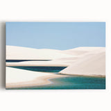 Black and white stretched canvas featuring a panoramic view of a Brazilian landscape, ideal for kitchen wall art.
