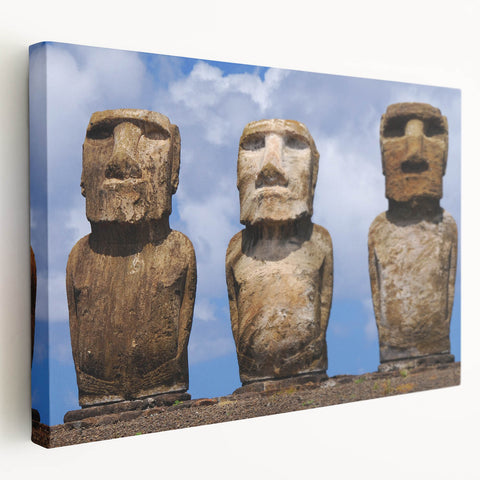 Stretched canvas featuring a scenic view of a Chilean landscape, ideal for kitchen wall art.