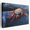 Large stretched canvas depicting a vibrant Galapagos scenery, ideal for kitchen wall art.