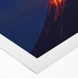 Art deco poster featuring a vibrant landscape of Ecuador on rolled canvas, ideal for dining room wall art.