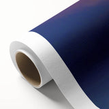 Art Deco poster of an Ecuadorian landscape on rolled canvas, featuring soft pastel shades, ideal for nursery wall art.