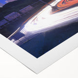 Art deco poster featuring Alabama scenery in muted earth tones on rolled canvas, suitable for dining room walls.