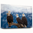 Alaskan landscape on acrylic glass, featuring muted earth tones, ideal for dining room decor.