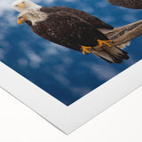 Art deco poster of Alaskan scenery in muted earth tones on rolled canvas, suitable for dining room wall art.