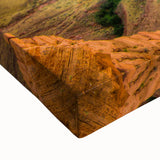 Black and white landscape art painting of the Grand Canyon on stretched canvas, suitable for bedroom wall decor.