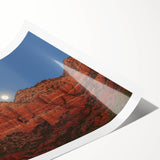 Extra large wall art featuring a minimalist line art of flowers, in black and white, on a rolled canvas.