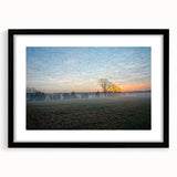 Abstract art print of vibrant, textured colors depicting Arkansas scenery on an extra large canvas.