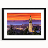 Abstract art print featuring textured, colorful swirls in a large black frame, ideal for living room decor.