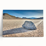 Black and white photo of Death Valley on stretched canvas, suitable as large kitchen wall art or bedroom decor.