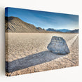 Death Valley landscape on stretched canvas with warm earth tones, ideal for kitchen wall art.