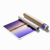 Extra large wall art of Lake Tahoe with muted blue and green tones on rolled canvas, suitable for classy bathroom decor.