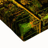 Black and white landscape art painting of Napa Valley on stretched canvas, suitable for bedroom wall decor.