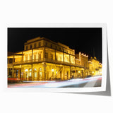 Rolled print of Sacramento scenery in soft pastel shades, ideal for art wall dining room placement.