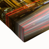 Black and white landscape art painting of Sacramento on stretched canvas, ideal for bedroom wall art.