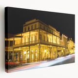 Large art of Sacramento skyline in muted earth tones on stretched canvas, suitable for kitchen wall art.
