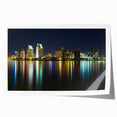 Rolled print of San Diego scenery in soft pastel shades, suitable for art wall dining room or large bathroom decor.