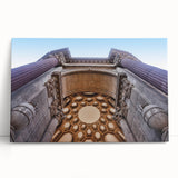 Black and white stretched canvas of San Francisco skyline, ideal for kitchen wall art or bedroom decor.