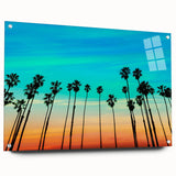 Acrylic print of Santa Barbara scenery in soft pastel colors, suitable for bedroom or dining room decor.