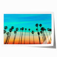 Extra large rolled print of Santa Barbara scenery with vibrant floral elements, ideal for art wall dining room.