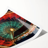 Extra large wall art featuring line art flowers in monochrome, rolled print format, ideal for large living room decor.