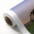 Art Deco poster of Sonoma, California scenery on rolled canvas, featuring muted earth tones, ideal for nursery wall art.
