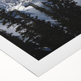 Art deco poster featuring a scenic Aspen landscape in muted earth tones on rolled canvas, suitable for dining room decor.