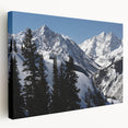 Large canvas print of Aspen, Colorado scenery in autumn hues, ideal for kitchen wall art.