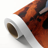 Art deco poster of Colorado Springs landscape in pastel shades on rolled canvas, suitable for nursery wall art.