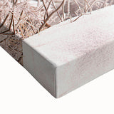 Black and white landscape art painting of Telluride, Colorado on large stretched canvas, suitable for bedroom wall decor.