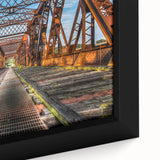 Extra large black wall art featuring a textured Connecticut scenery on framed canvas, ideal for living room decor.