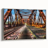 Landscape art painting of a Connecticut scenery on framed canvas.