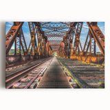 Black and white photograph of a Connecticut landscape on stretched canvas, ideal for kitchen wall art.