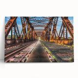 Monochrome stretched canvas featuring a serene Connecticut landscape, ideal for kitchen wall art.