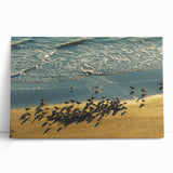 Black and white stretched canvas of Daytona scenery, ideal for kitchen wall art or bedroom ambiance.