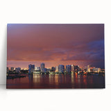 Black and white stretched canvas of Fort Lauderdale scenery, ideal for kitchen wall art.
