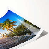 Extra large wall art featuring line art flowers in muted tones on rolled canvas, ideal for large living room decor.