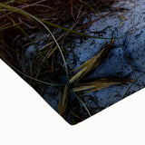 Black and white landscape art painting of Palm Beach on stretched canvas, ideal for bedroom wall art.