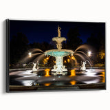 Black and white framed canvas depicting a vintage Savannah landscape, suitable for bedroom decor.