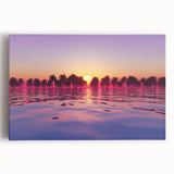 Black and white stretched canvas of Maui scenery, ideal for kitchen wall art.