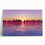 Black and white photo of Maui scenery on stretched canvas, ideal for kitchen wall art or bedroom ambiance.