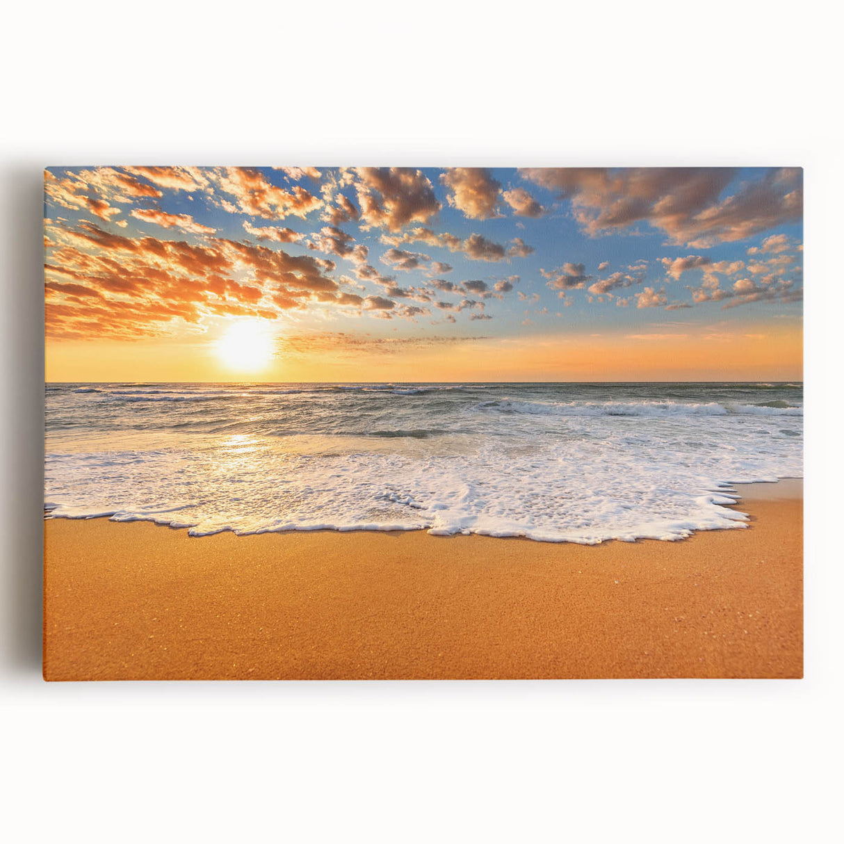 Black and white photograph of Oahu, Hawaii on stretched canvas, ideal for kitchen wall art.