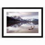 Extra large abstract art print of a colorful Idaho landscape, textured acrylic on canvas, ideal for living room decor.