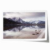 Rolled print of Idaho scenery with vibrant green landscapes and blue skies, ideal for art wall dining room.