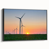 Black and white framed canvas featuring a vintage-style Indiana landscape, ideal for bedroom wall decor.