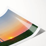 Extra large rolled print of line art flowers in black and white, ideal for large living room wall art.